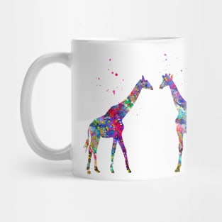 Two Giraffes Mug